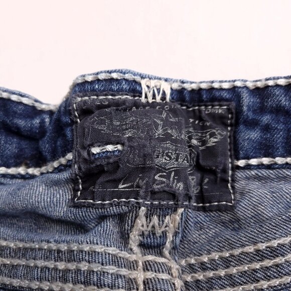 Big Star Liv Slim Bootcut Jeans Womens 26R Medium Wash Low Rise Stretch - Picture 8 of 10